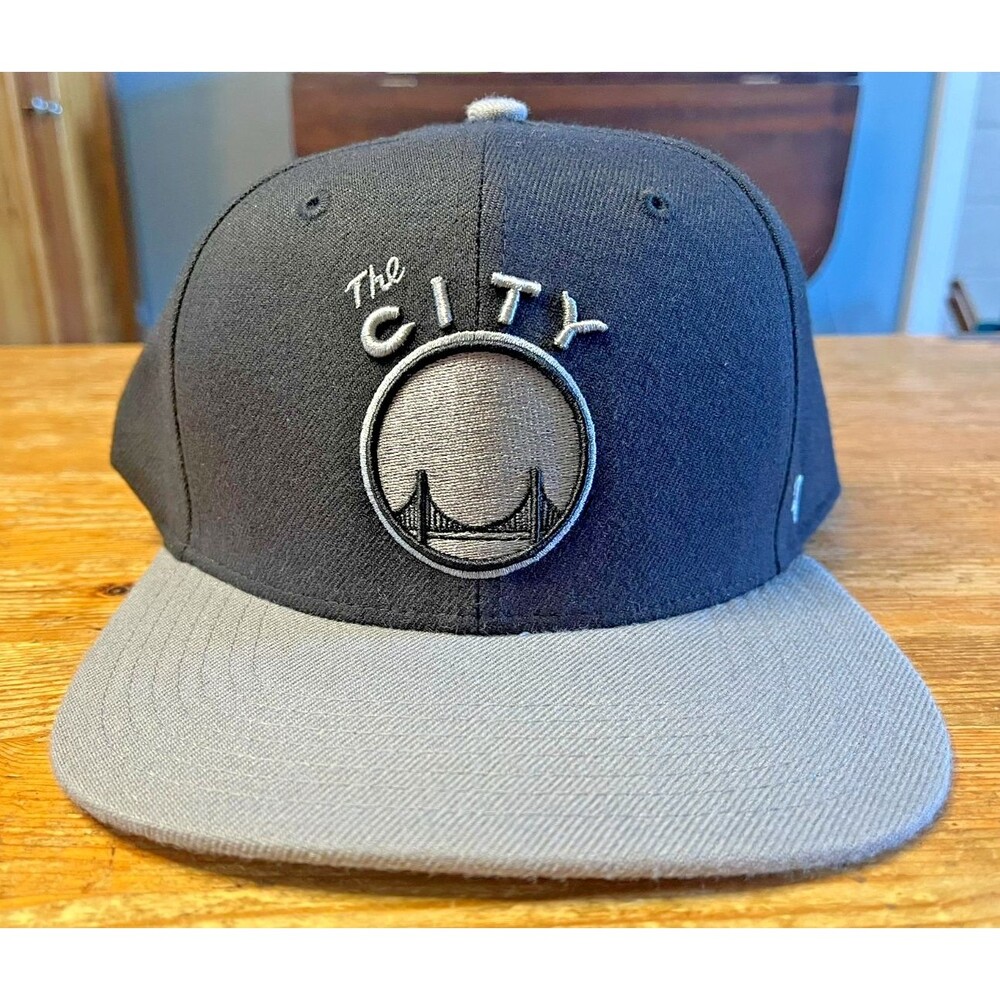 Golden State Warriors Snapback Hat '47 Brand The City Retro Hardwood Classics